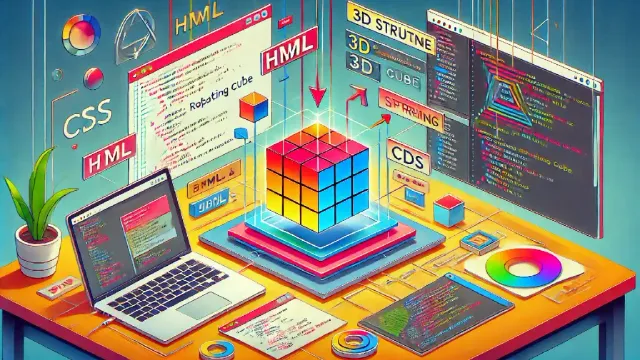Efeitos de luz | Efeitos de animação de cubo brilhante CSS 3D