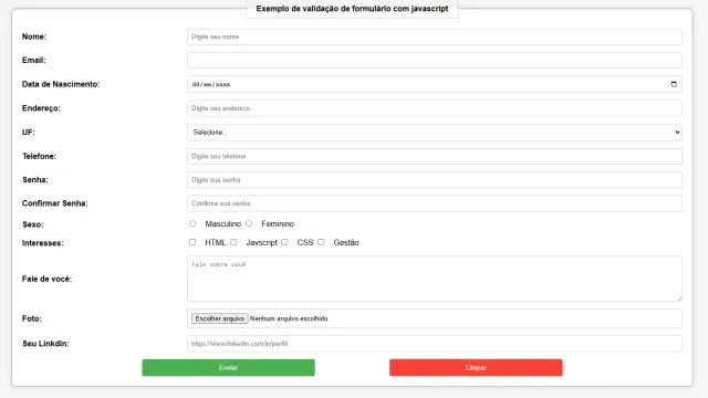 Validação de Formulários com JavaScript o Guia Básico