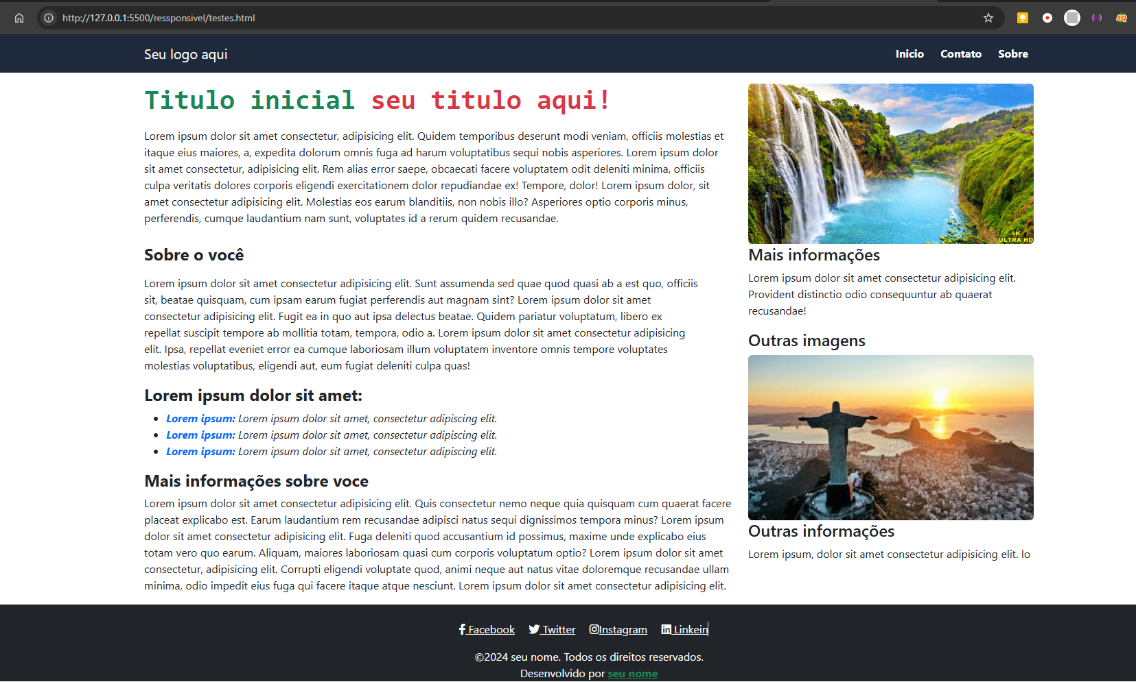 CSS: Criando um Site Responsivo com Bootstrap 5
